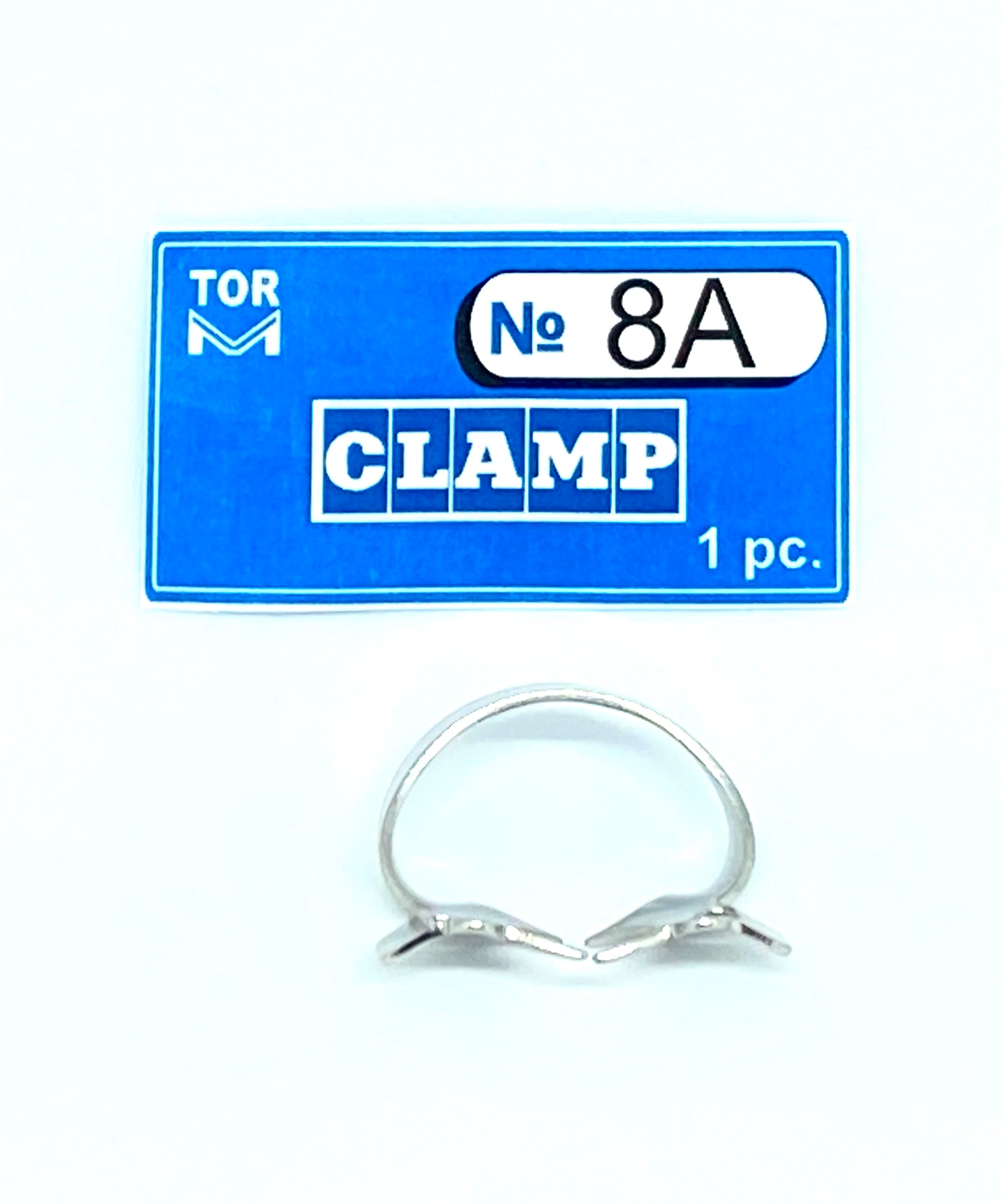 Pince 8A (avec mâchoires angulaires rigides, pour molaires supérieures et inférieures à couronne presque absente)