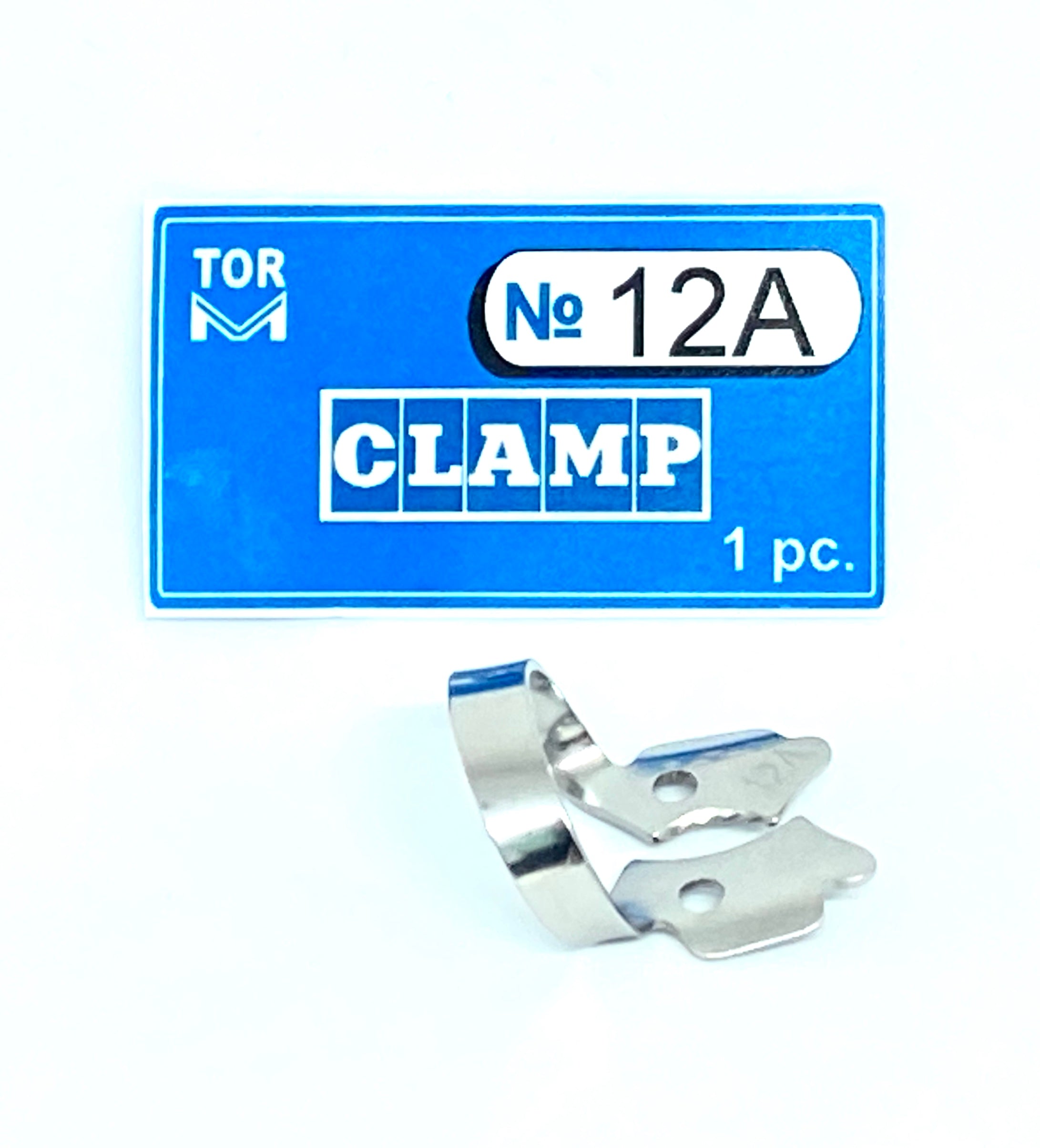 Pince 12A (pince tigre à bec dentelé (côté gauche), pour les deuxième et troisième molaires supérieures)