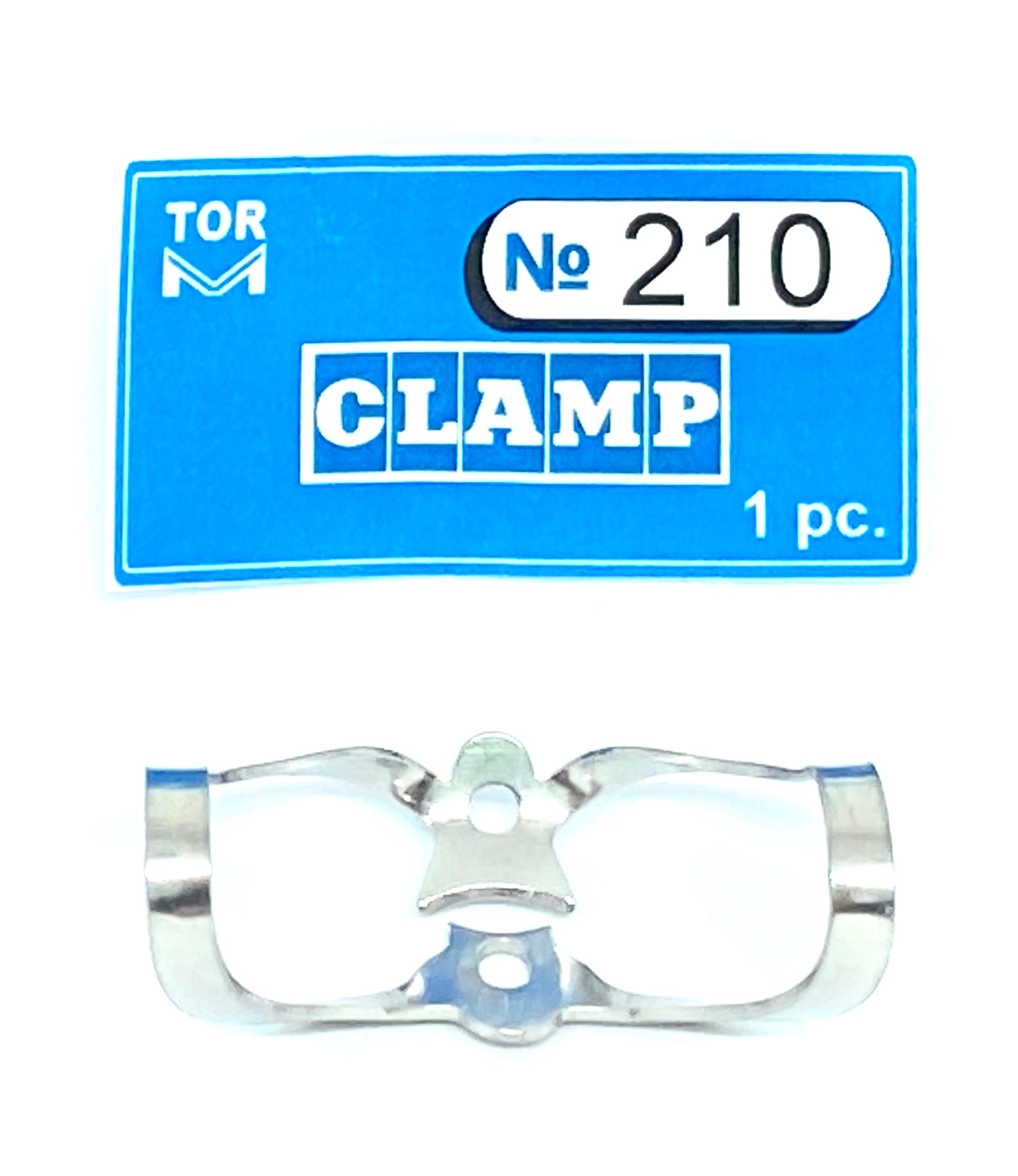 Pinza 210 ("Mariposa" de Ferrier con efecto de retracción gingival mecánica, para la restauración de las zonas cervicales de las superficies faciales dentarias)