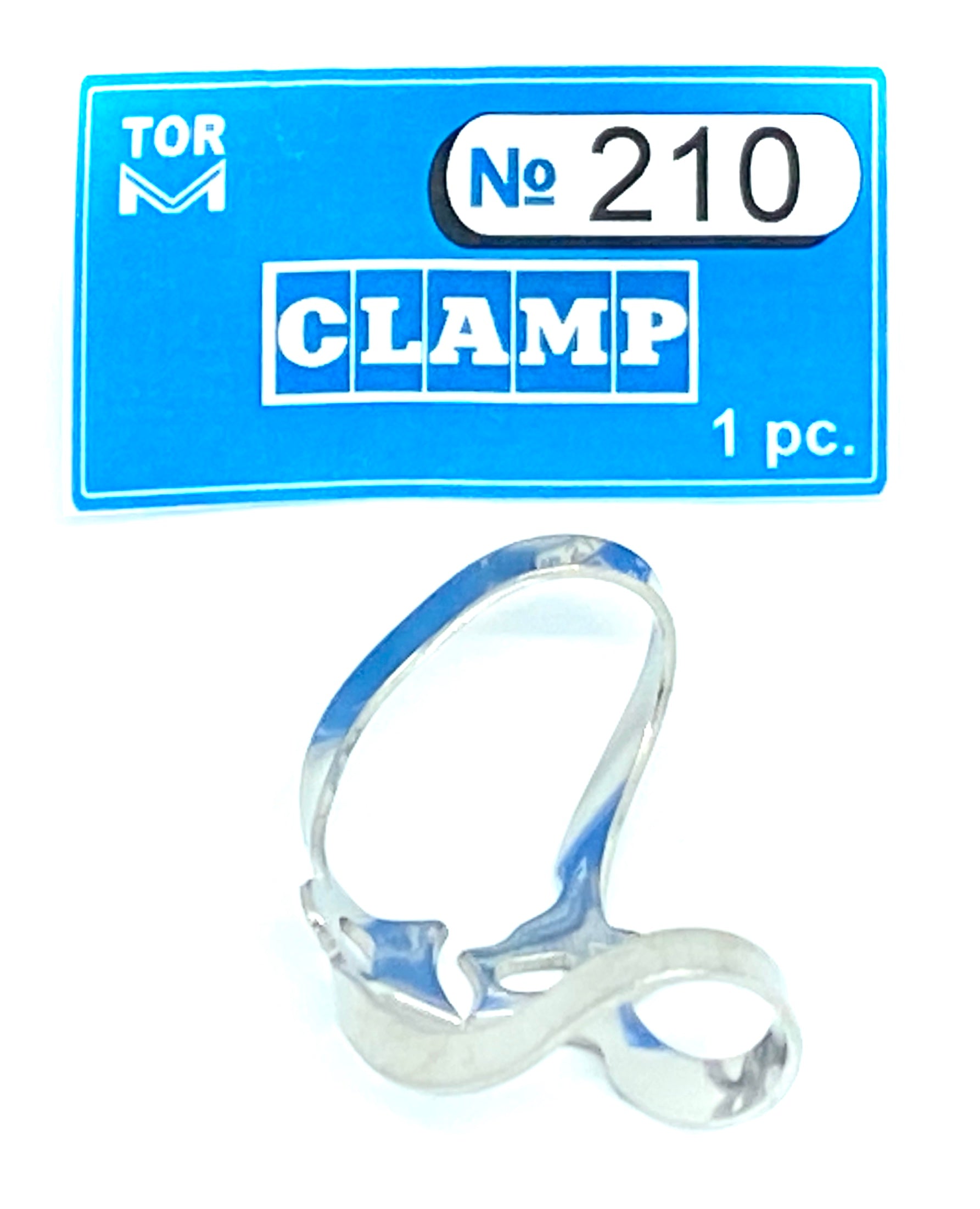 Pinza 210 ("Mariposa" de Ferrier con efecto de retracción gingival mecánica, para la restauración de las zonas cervicales de las superficies faciales dentarias)