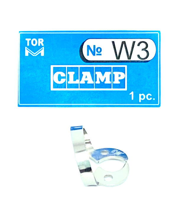 Clamp W3 (wingless clamp with flat horizontal "jaws", for small molars with pronounced contour height)