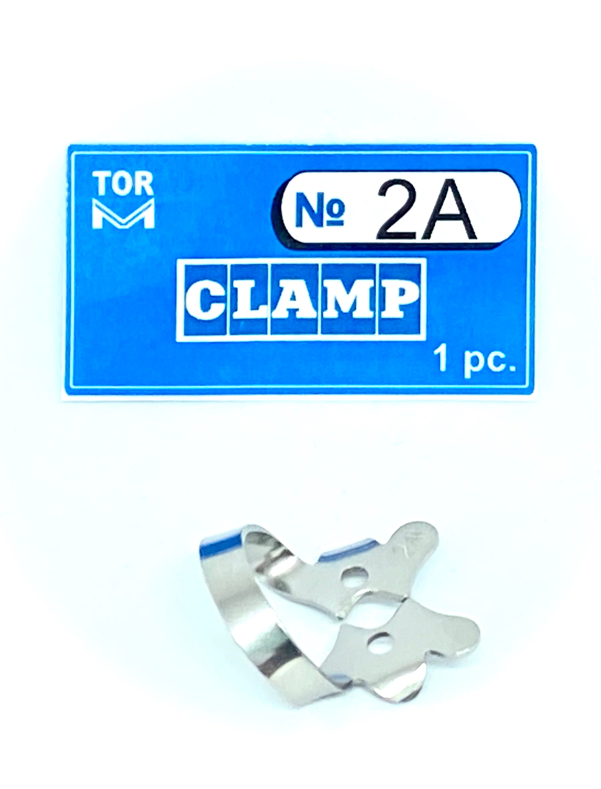 Abrazadera 2A (Abrazadera con alas y mordazas horizontales planas, para premolares grandes)