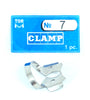 Clamp 7 (Winged Clamp with Flat Horizontal "Jaws", for Large Molars with Pronounced Contour Height)