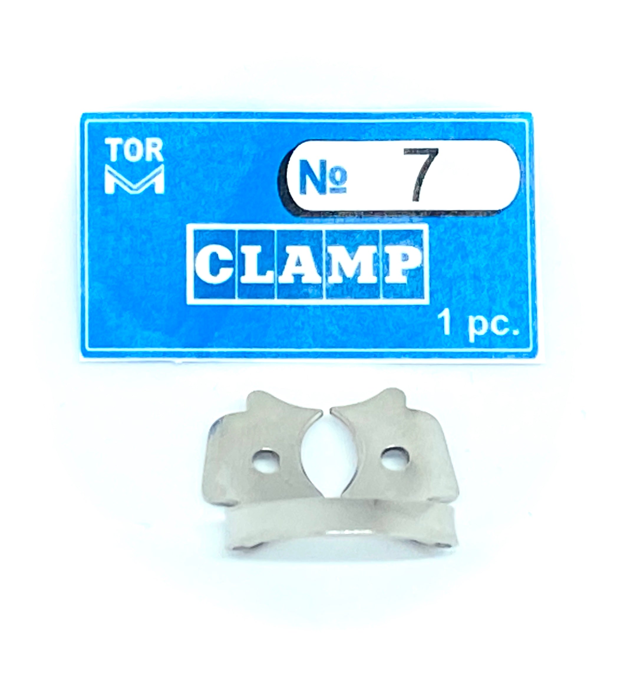 Pince 7 (pince à ailettes avec « mâchoires » horizontales plates, pour grandes molaires à contour prononcé)