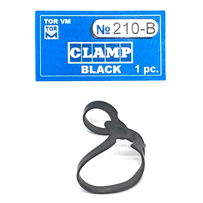 Clamp 210 ("butterfly" by Ferrier with the effect of mechanical gingival retraction, for restoration of cervical areas of tooth facial surfaces)
