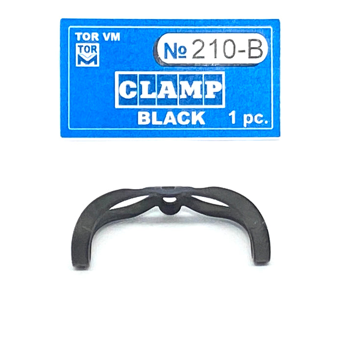 Clamp 210 ("butterfly" by Ferrier with the effect of mechanical gingival retraction, for restoration of cervical areas of tooth facial surfaces)