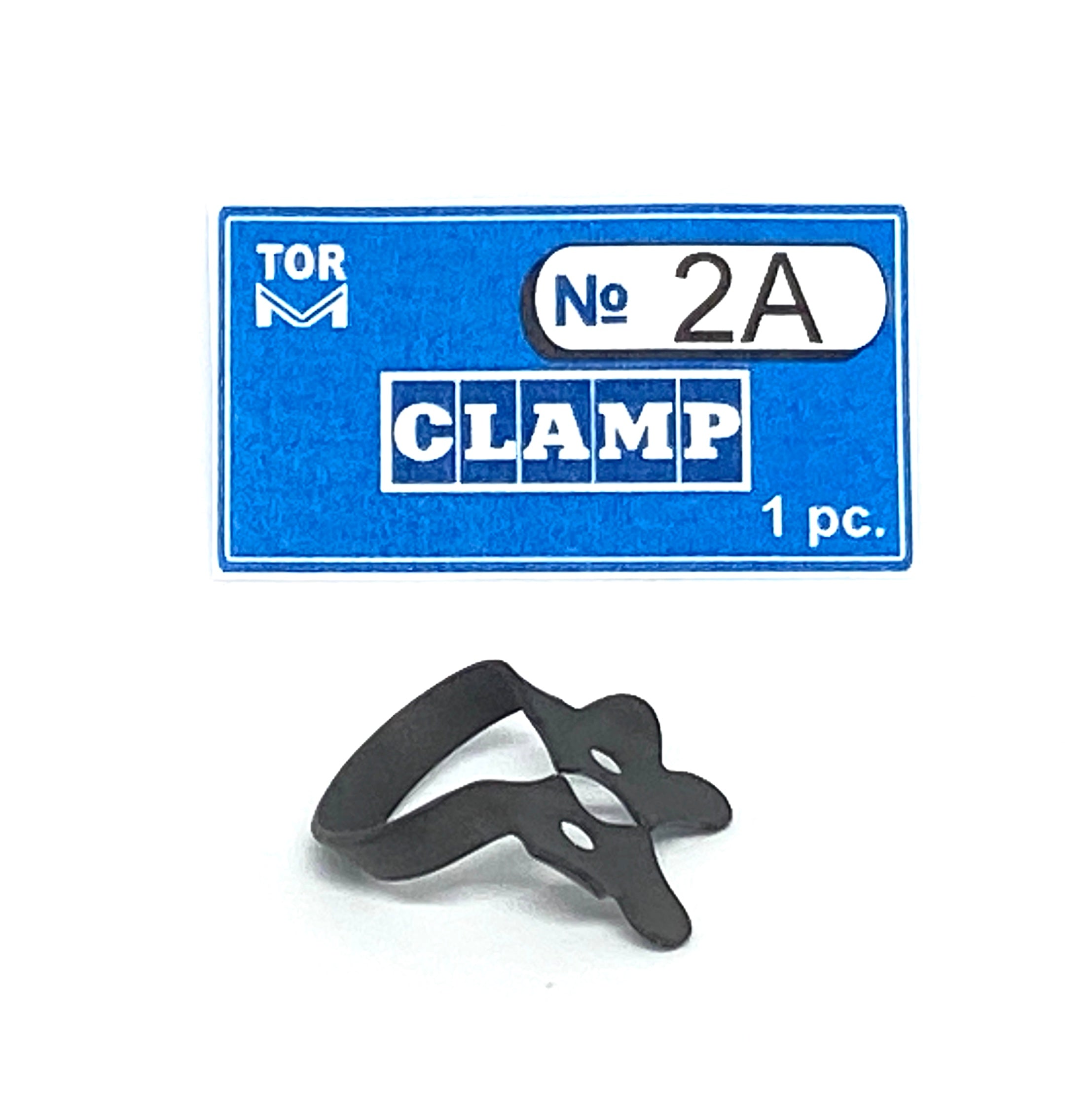 Abrazadera 2A (Abrazadera con alas y mordazas horizontales planas, para premolares grandes)