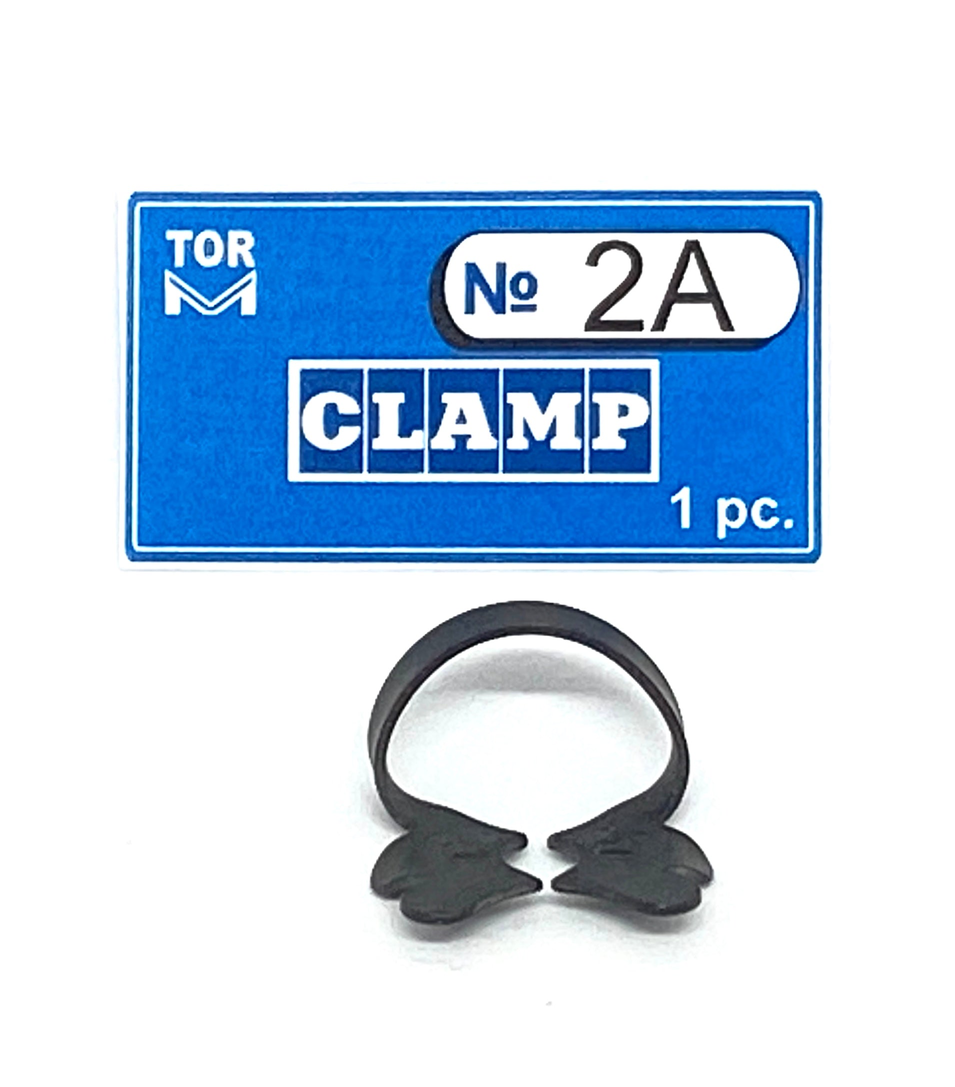 Abrazadera 2A (Abrazadera con alas y mordazas horizontales planas, para premolares grandes)