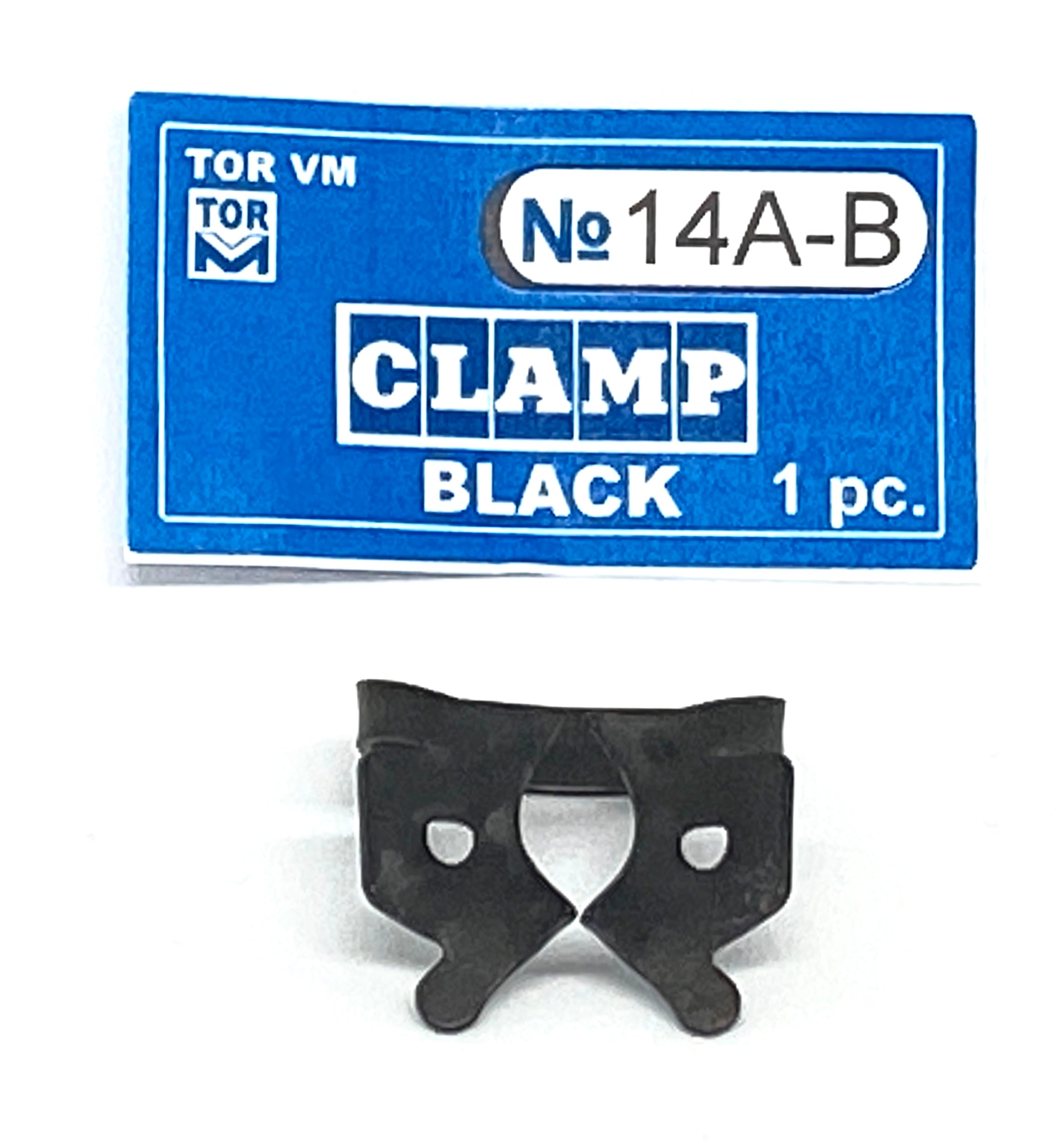 Pince 14A (avec des « mâchoires » incurvées le long du plan en forme d'entonnoir, pour les molaires dont la partie coronaire est fortement détruite ou dont la paroi mésiale est complètement détruite)