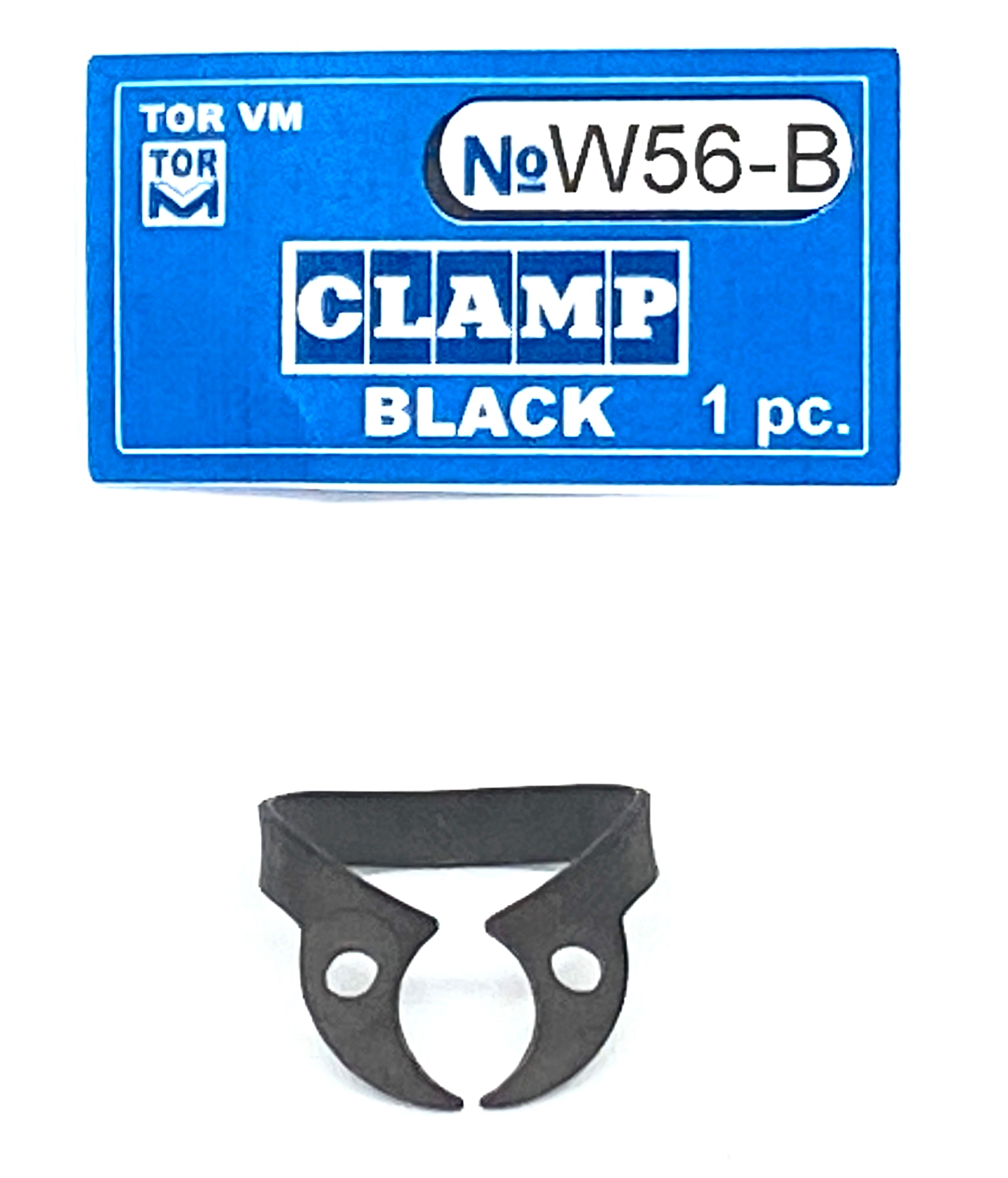 Abrazadera W56 (Abrazadera sin alas con mordazas angulares rígidas, para molares inferiores grandes (mordazas festoneadas para raíces de molares))