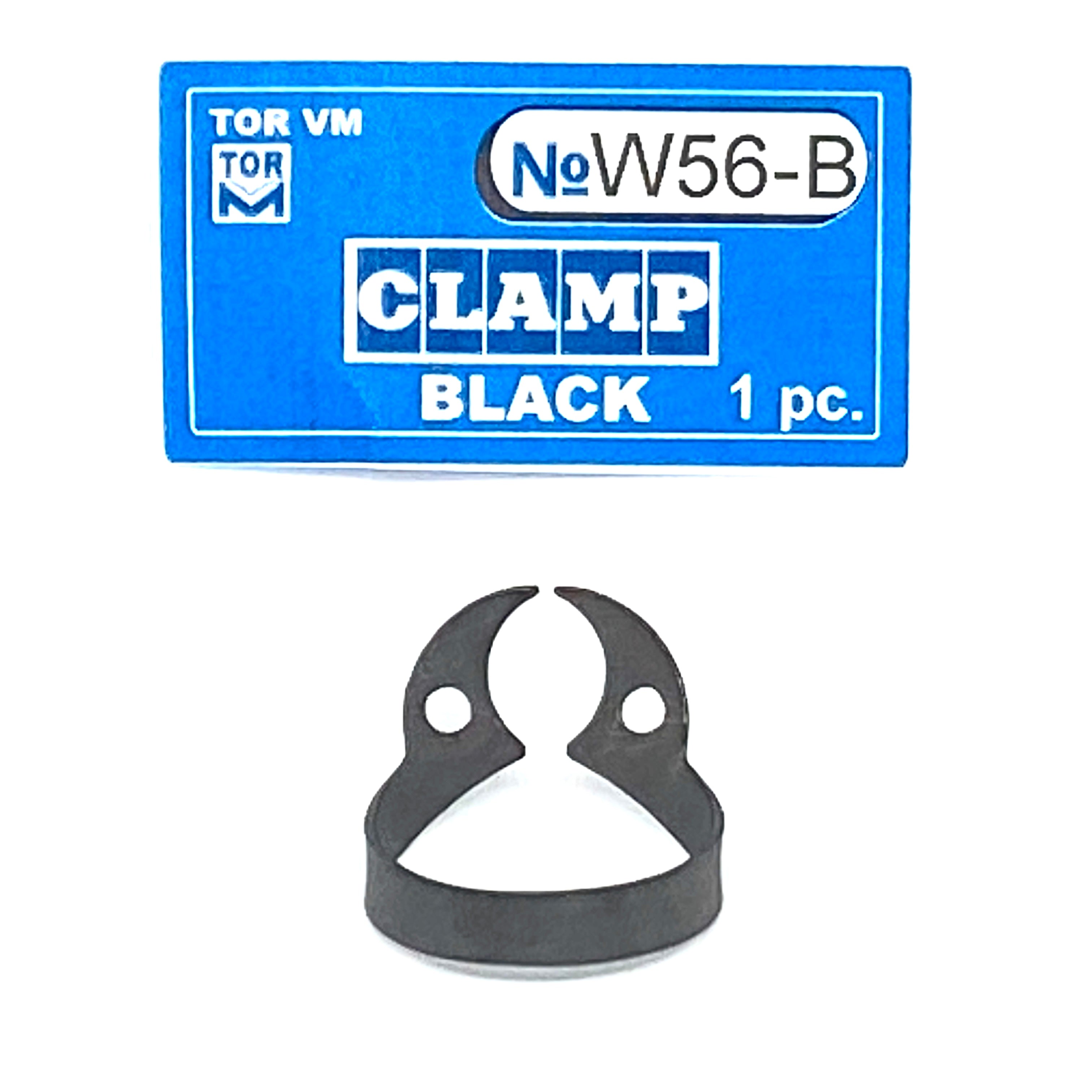 Abrazadera W56 (Abrazadera sin alas con mordazas angulares rígidas, para molares inferiores grandes (mordazas festoneadas para raíces de molares))