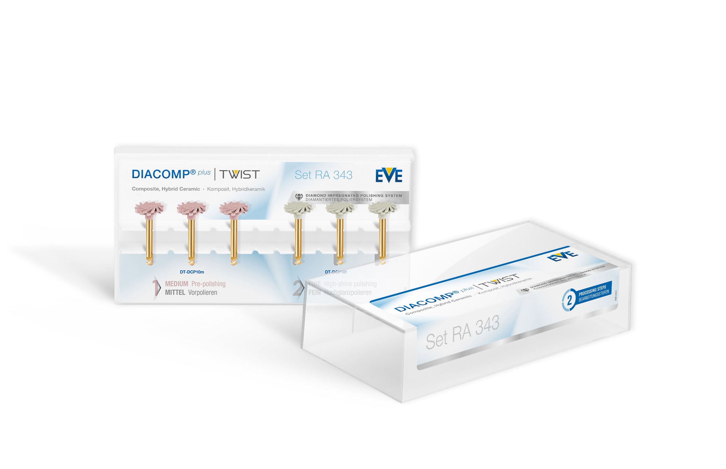 DIACOMP Plus Twist Mix Set - 6 pièces. 